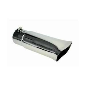  EXHAUST TIP, UNIVERSAL FIT 3.5 INCH POLISHED STAINLESS STEEL TIP 