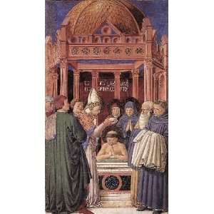   Cycle   Death of St Monica, By Gozzoli Benozzo