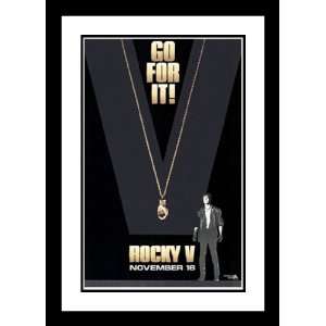  Rocky 5 20x26 Framed and Double Matted Movie Poster 