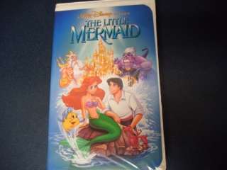 Original BANNED Cover 1990 Disney The Little Mermaid VHS Clamshell 