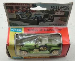 Lot of 2 Diecast Cars Matchbox Yesteryear 1922 OmnibusTintoys Rolls 