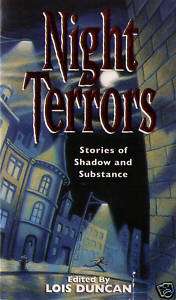 Lois Duncan NIGHT TERRORS Short Stories   1st Printing  