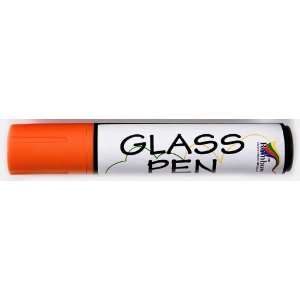  Glass Pen Large Orange   For Writing on WINDOWS & GLASS 