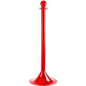 Mr. Chain 91505 6 Red Stanchion, 2 link x 41 Overall Height, Pack of 