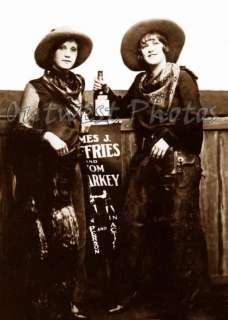 COWGIRL PHOTO JAMES JEFFERIES,TOM SHARKEY  BOXING BOUT  