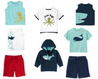 Gymboree Shark Cove Shirt Hoodie U PICK 12 18 24 mon 2T  