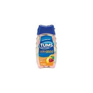 Tums Ultra 1000 Antacid/Calcium Supplement, Ultra Strength, Chewable 