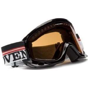  Hoven SEQUEL Snow Goggles   Black Gloss Frame with Racer 