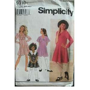   SIZE 8 1/2C   16 1/2C SIMPLICITY PATTERN 9310 Arts, Crafts & Sewing