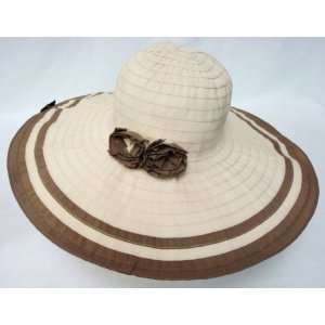 2012 New and Fashion church lady straw hat with decoration  