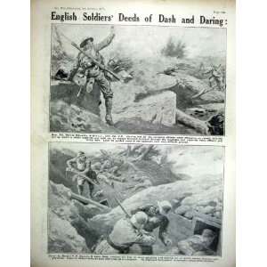  World War 1 English Soldiers Edwards Mayson Trench