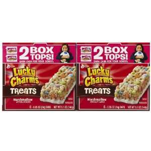 Lucky Charms Marshmellow Treats, 6 ct, 2 pk  Grocery 