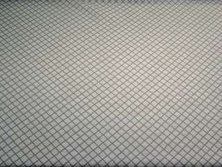 White Green Diamond Pattern Upholstery Fabric bty  