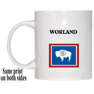  US State Flag   WORLAND, Wyoming (WY) Mug 