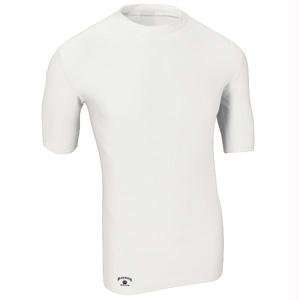 Tight Fit Compression Short Sleeve Tee, X Large, White 