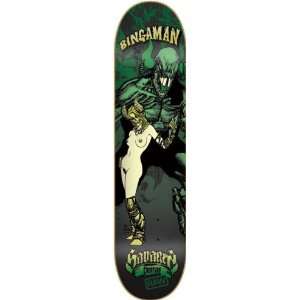 Creature Bingaman Savages(raw) Deck 8.25 Caution Skateboard Decks