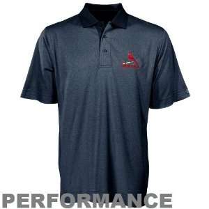   Louis Cardinals Navy Blue Birdseye Performance Polo