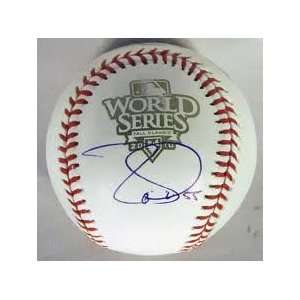 Tim Lincecum Autographed 2010 World Sereies Baseball