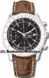 AUTHENTIC NEW NAVITIMER BREITLING WORLD GMT MENS TIMEPIECE A2432212 