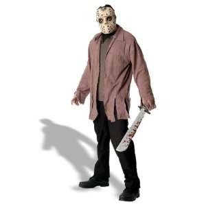   the 13th Jason Adult Costume / Red   Size Standard 