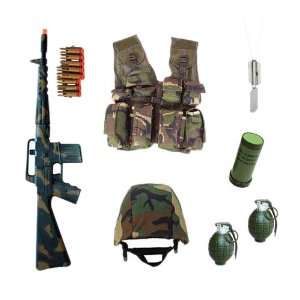  Junior Combat Kit Gift Set   Woodland Camouflage Toys 