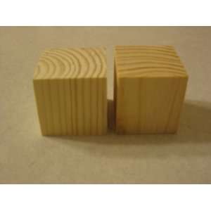  Wood Blocks 1 1/2 Inch 4 Per Pack Arts, Crafts & Sewing