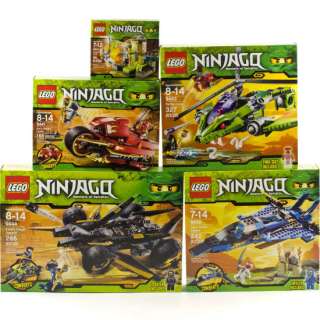 Lego NINJAGO 2012 5 Sets 9440 9441 9442 9443 9444 Rattlecopter Storm 