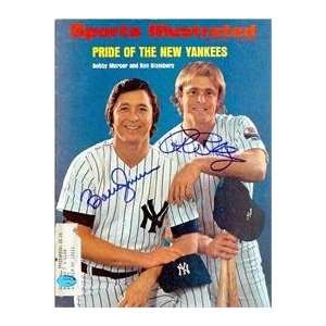  Ron Blomberg & Bobby Murcer autographed Sports Illustrated 