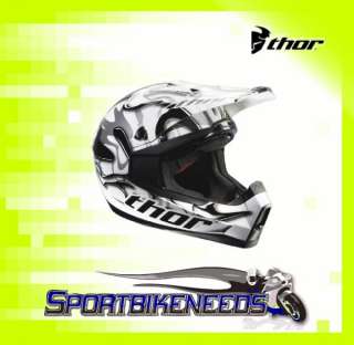Thor 2012 Quadrant Marble Helmet Motocross Medium M  
