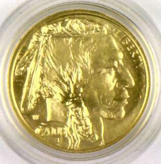 2008 W Uncirculated Gold Buffalo 1/2 oz $25 Burnished CoinSpotted 