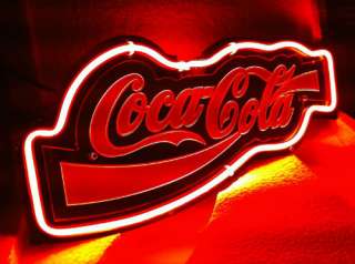 SD035 Coca Cola Coke Soft Drink Display Neon Light Sign 12x6  