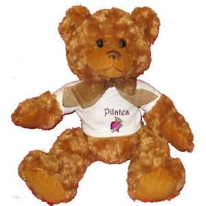  Pilates Princess Plush Teddy Bear with WHITE T Shirt Toys 