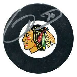  Dave Bolland Autographed Chicago Blackhawks Puck Sports 