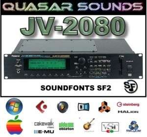 ROLAND JV 2080 SOUNDFONTS SF2  