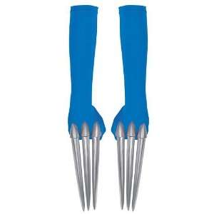   Party By Disguise Inc Deluxe Wolverine Child Claws / Blue   One Size