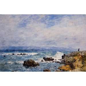    Antibes the Point of the Islet, By Boudin Eugène 