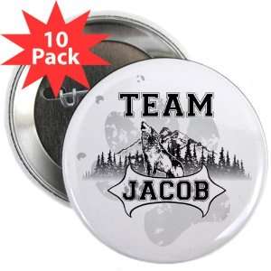  2.25 Button (10 Pack) Twilight Wolf Team Jacob 