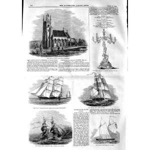  1846 CHURCH BEAR WOOD WOKINGHAM ELIZA SHIP FLYING FISH 