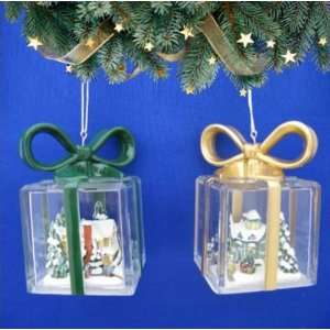  Thomas Kinkade *Present Ornaments* SET of 2 From Gifts for 