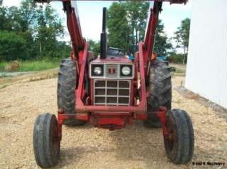 International Harvester 684 Farm Tractor W/Loader  