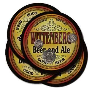  WITTENBERG Family Name Beer & Ale Coasters Everything 