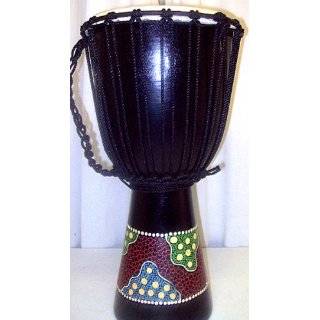 19 Aboriginal Drum Djembe Dot Painted Drums