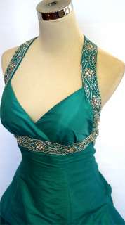 NWT WINDSOR $200 Emerald Pageant Prom Evening Gown 3  