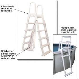   Frame Flip Up Ladder for Above Ground Swimming Pool