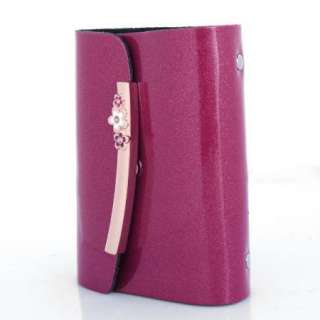 Name Business Card Leather 24P Woman Lady Holder Case  