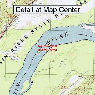   Map   Wauzeka West, Wisconsin (Folded/Waterproof)