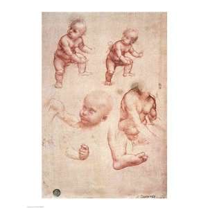  Study for the Infant Christ   Poster by Leonardo Da Vinci 