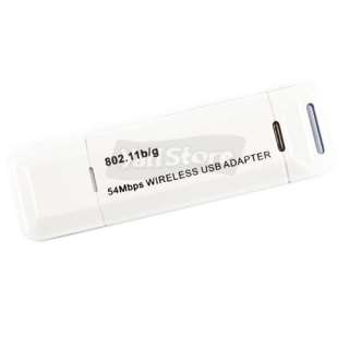 USB Wireless 802.11G WiFi LAN Adapter Card Mac Linux  