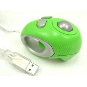  Off table handheld trackball/mouse Green 