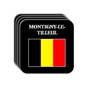  Belgium   MONTIGNY LE TILLEUL Set of 4 Mini Mousepad 
